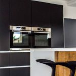 Minimalist Lifestyle - Two Black Wooden Bar Stools